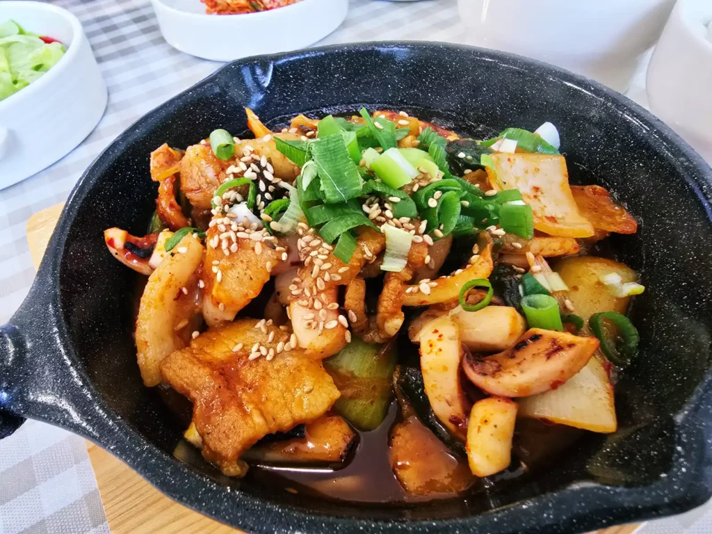 속초록 오삼불고기